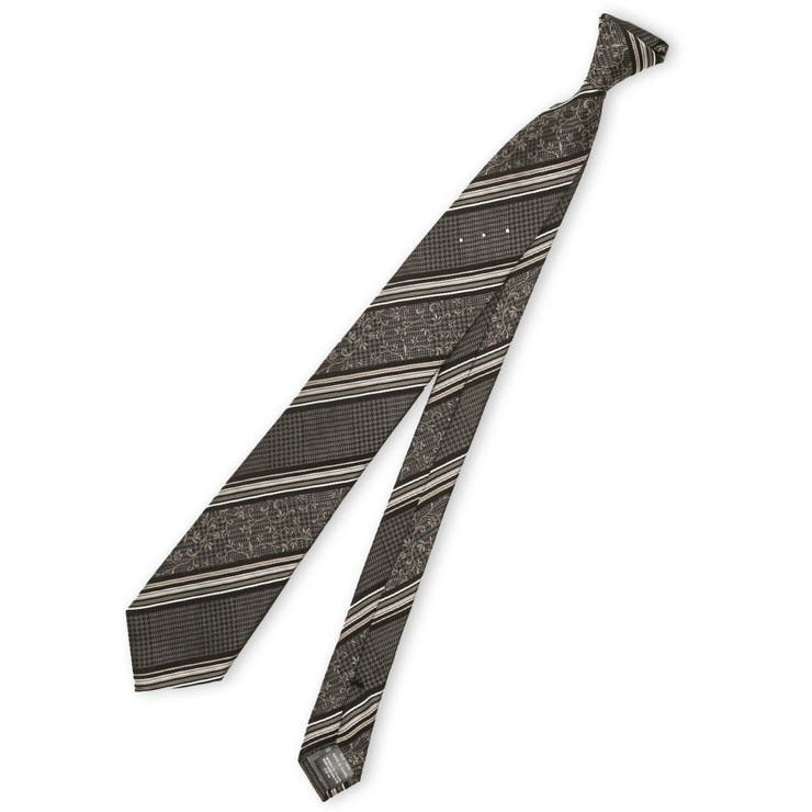 シルク ラインストーン付き ナロータイ 7.0cm幅 | TAKA-Q MEN | 詳細画像1 