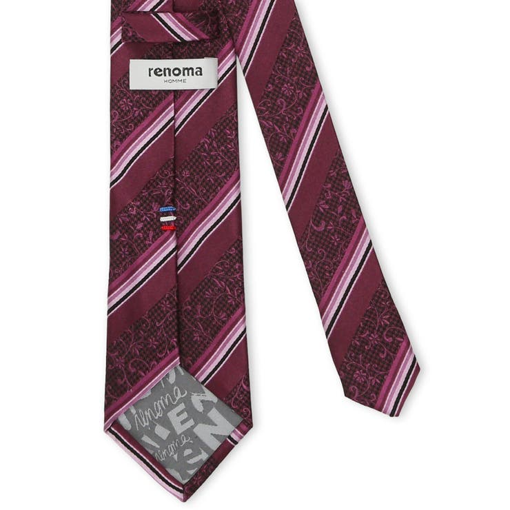 シルク ラインストーン付き ナロータイ 7.0cm幅 | TAKA-Q MEN | 詳細画像4 