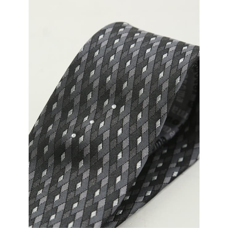 シルク ラインストーン付き ナロータイ&チーフセット | TAKA-Q MEN | 詳細画像11 