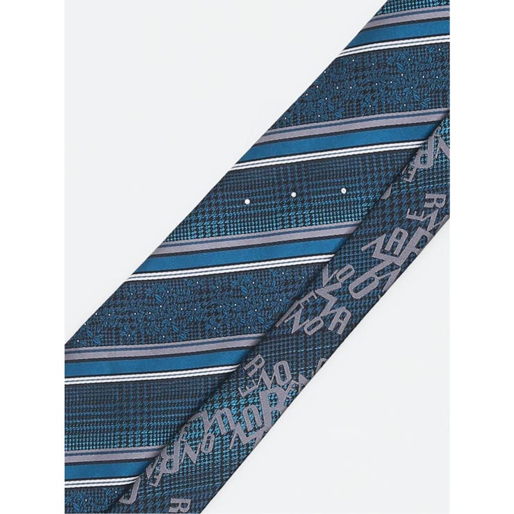 シルク パネル柄 ナロータイ 7.0cm幅 | TAKA-Q MEN | 詳細画像4 