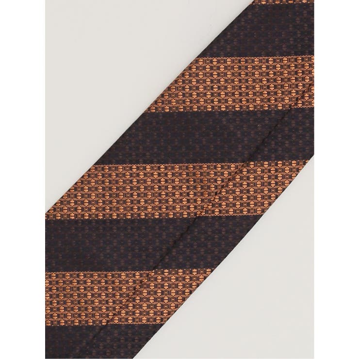 エコウォッシャブル ストライプ柄 レギュラータイ 8.0cm幅 | TAKA-Q MEN | 詳細画像3 