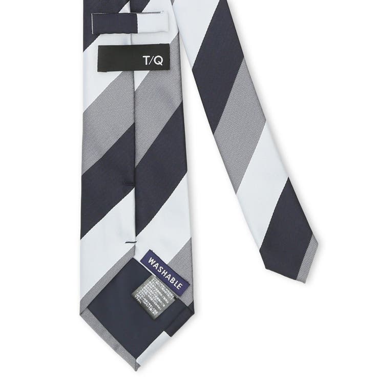 ウォッシャブル ストライプ柄 レギュラータイ 8.0cm幅 | TAKA-Q MEN | 詳細画像2 