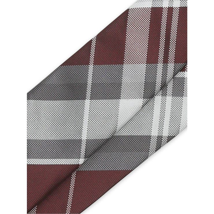 ウォッシャブル チェック柄 レギュラータイ 8.0cm幅 | TAKA-Q MEN | 詳細画像3 