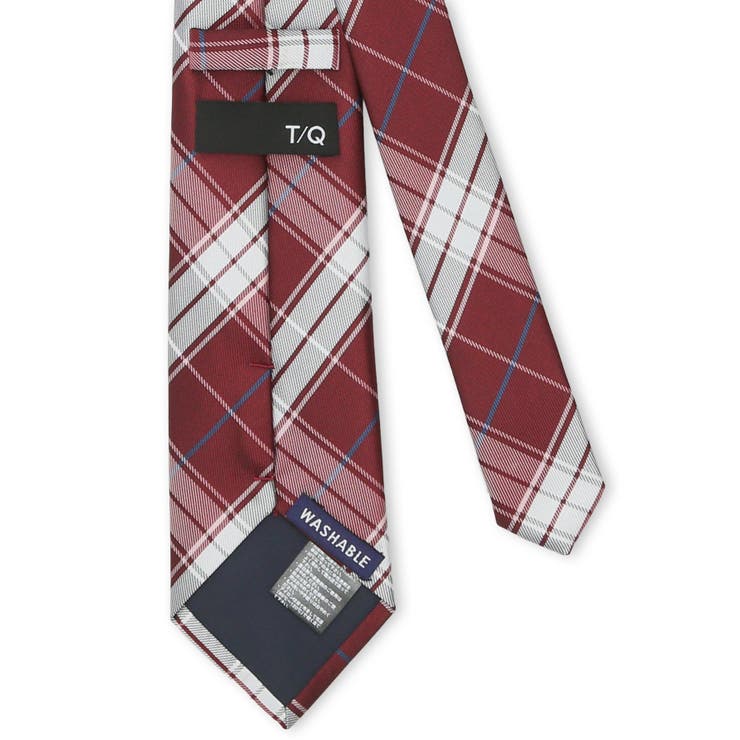 ウォッシャブル チェック柄 レギュラータイ 8.0cm幅 | TAKA-Q MEN | 詳細画像2 