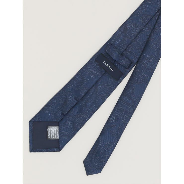 エコウォッシャブル ペイズリー柄 レギュラータイ 8.0cm幅 | TAKA-Q MEN | 詳細画像6