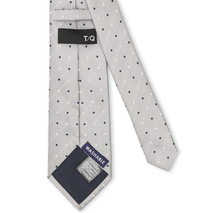 ウォッシャブル ドット柄 レギュラータイ 8.0cm幅 | TAKA-Q MEN | 詳細画像2 