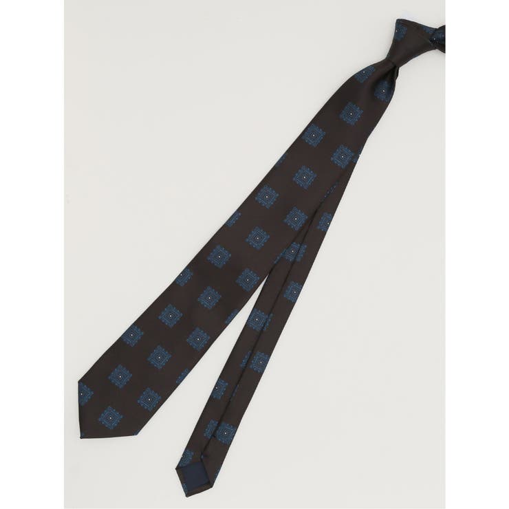 エコウォッシャブル 小紋柄 レギュラータイ 8.0cm幅 | TAKA-Q MEN | 詳細画像1