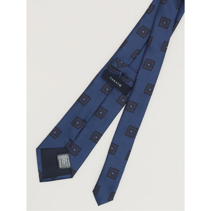 エコウォッシャブル 小紋柄 レギュラータイ 8.0cm幅 | TAKA-Q MEN | 詳細画像4