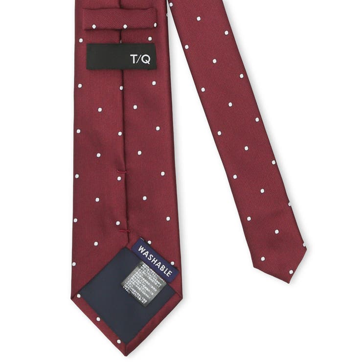 ウォッシャブル ドット柄 レギュラータイ 8.0cm幅 | TAKA-Q MEN | 詳細画像2 