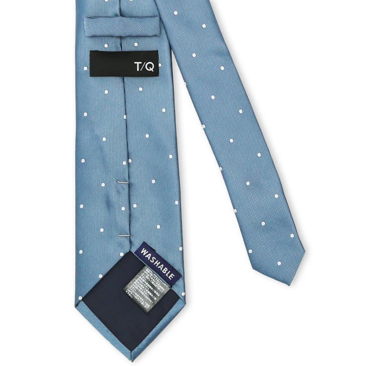 ウォッシャブル ドット柄 レギュラータイ 8.0cm幅 | TAKA-Q MEN | 詳細画像4 