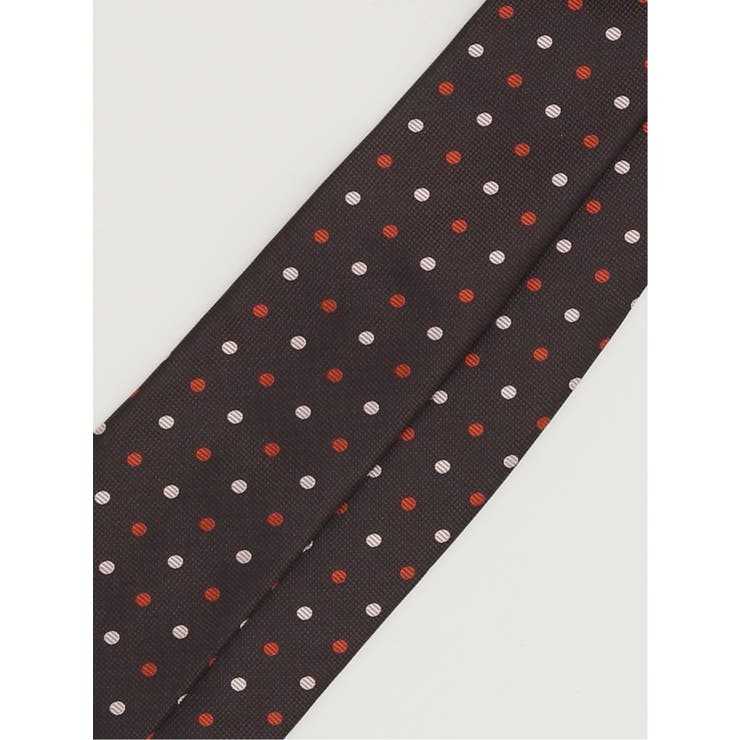 エコウォッシャブル ドット柄 レギュラータイ 8.0cm幅 | TAKA-Q MEN | 詳細画像3 