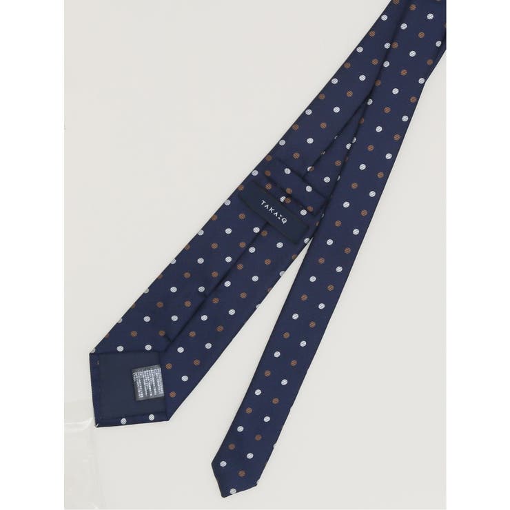 エコウォッシャブル ドット柄 レギュラータイ 8.0cm幅 | TAKA-Q MEN | 詳細画像4 