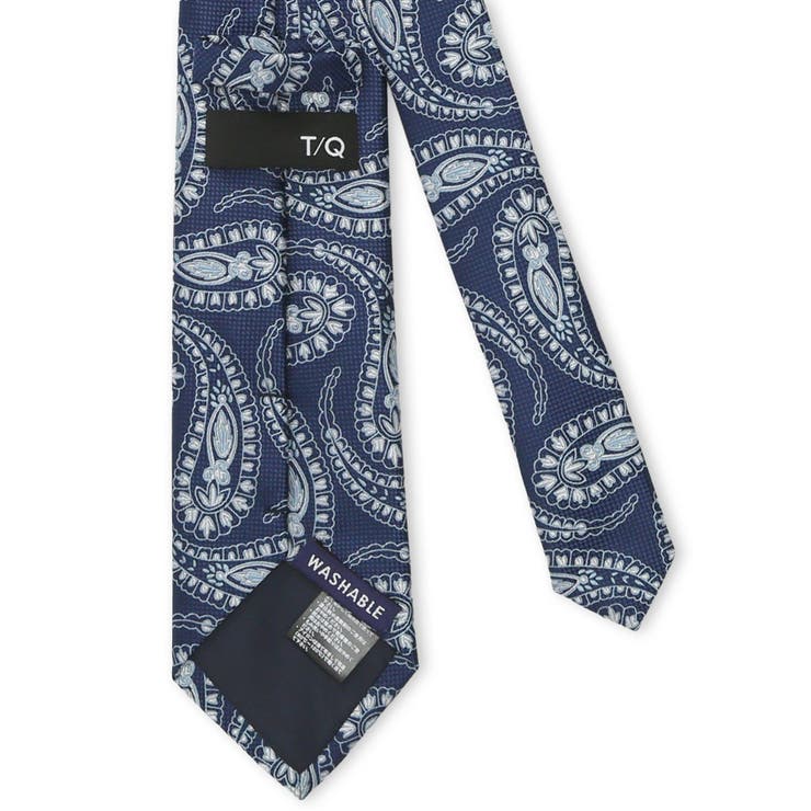 ウォッシャブル ペイズリー柄 レギュラータイ 8.0cm幅 | TAKA-Q MEN | 詳細画像4 