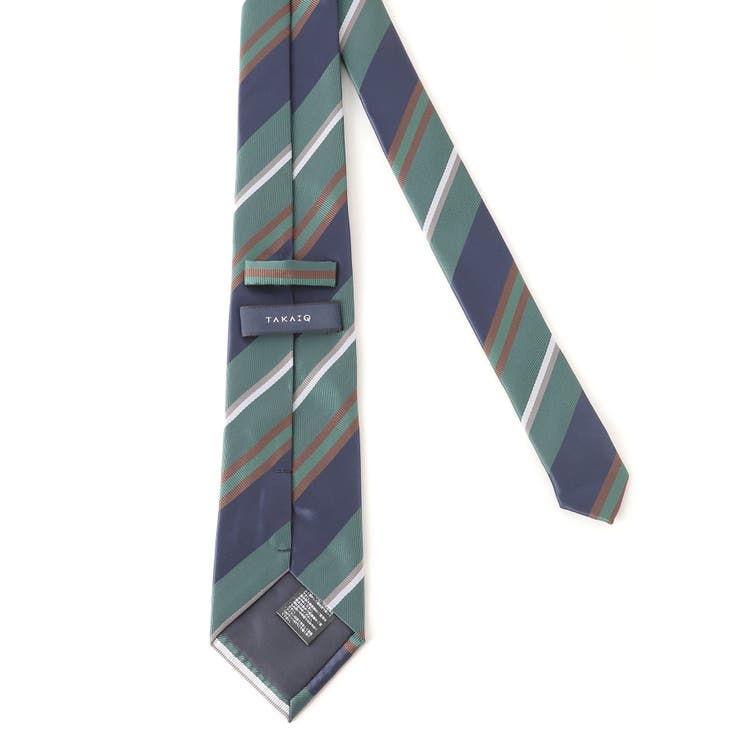 エコペット/ECO PET ストライプ柄 レギュラータイ 8.0cm幅 | TAKA-Q MEN | 詳細画像3