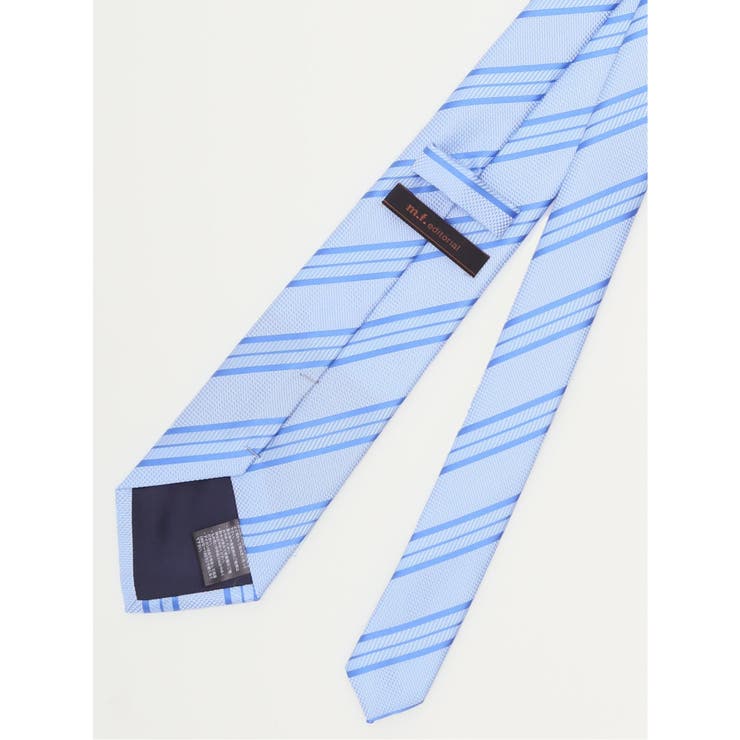 エコウォッシャブル ストライプ柄 レギュラータイ 8.0cm幅 | TAKA-Q MEN | 詳細画像4 