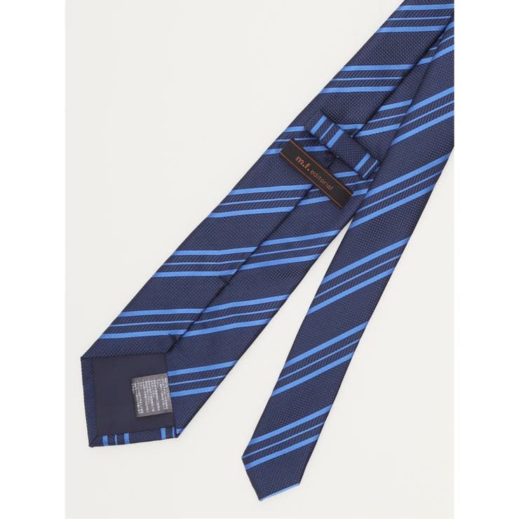 エコウォッシャブル ストライプ柄 レギュラータイ 8.0cm幅 | TAKA-Q MEN | 詳細画像7 