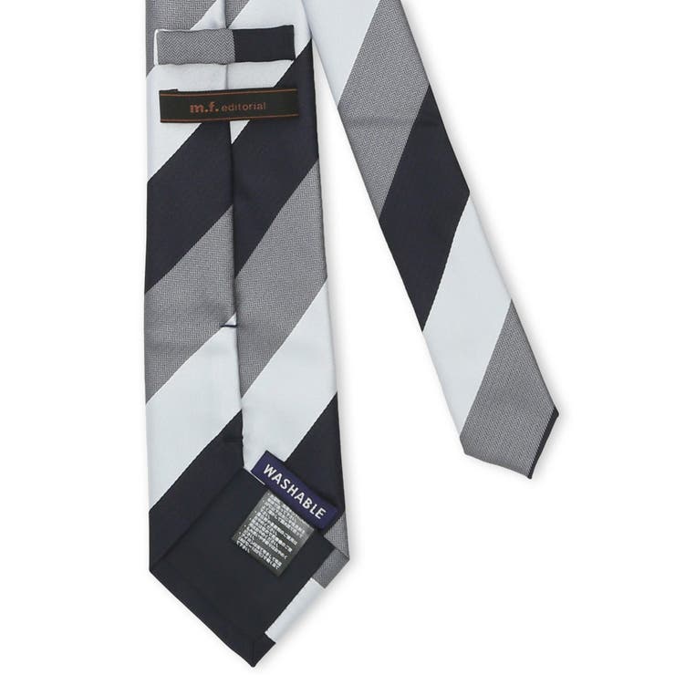 ウォッシャブル ストライプ柄 レギュラータイ 8.0cm幅 | TAKA-Q MEN | 詳細画像2 