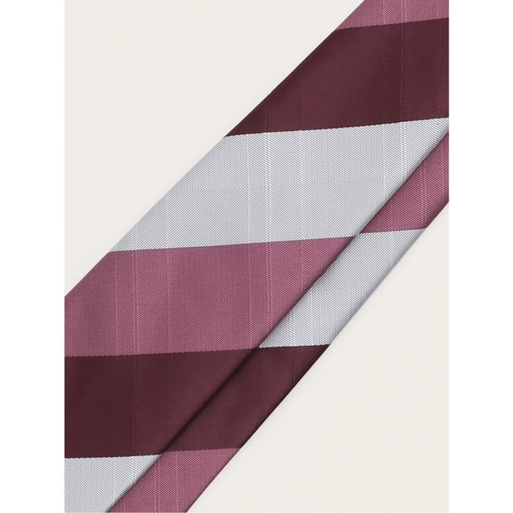 エコウォッシャブル ストライプ柄 レギュラータイ 8.0cm幅 | TAKA-Q MEN | 詳細画像5 