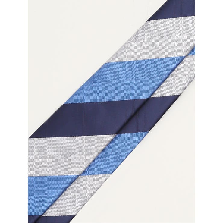 エコウォッシャブル ストライプ柄 レギュラータイ 8.0cm幅 | TAKA-Q MEN | 詳細画像7 