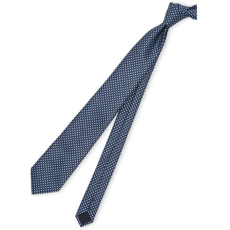 70青 | ウォッシャブル 小紋柄 レギュラータイ 8.0cm幅 | TAKA-Q MEN