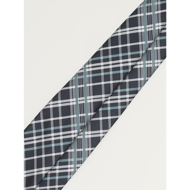 エコウォッシャブル チェック柄 レギュラータイ 8.0cm幅 | TAKA-Q MEN | 詳細画像5