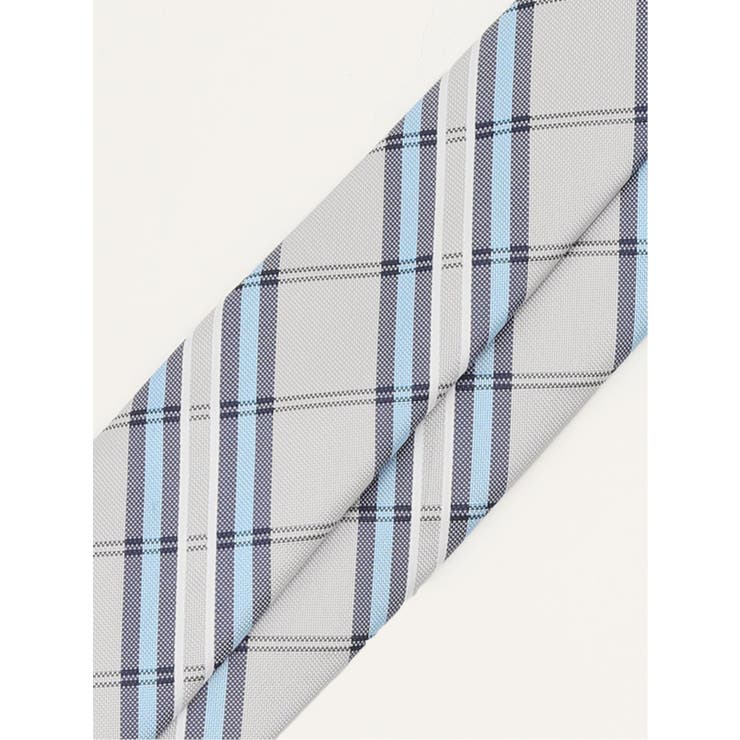 エコウォッシャブル チェック柄 レギュラータイ 8.0cm幅 | TAKA-Q MEN | 詳細画像3