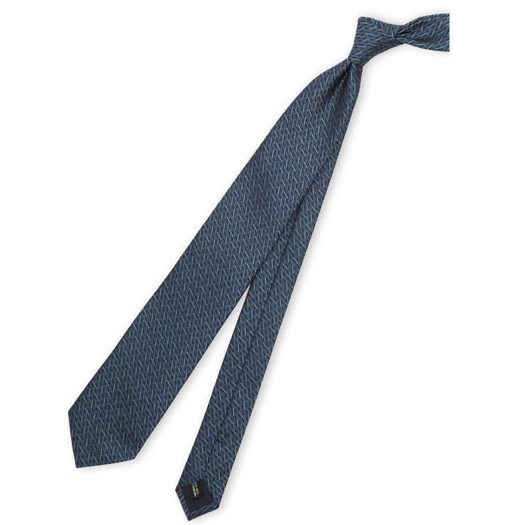 日本製シルク ジオメトリック柄 レギュラータイ 8.0cm幅 | TAKA-Q MEN | 詳細画像1 