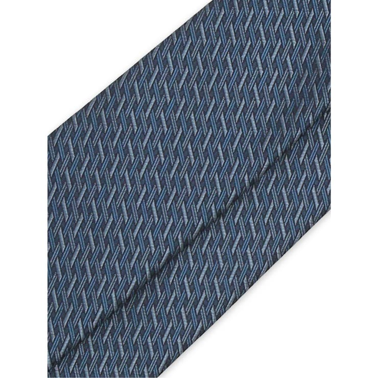 日本製シルク ジオメトリック柄 レギュラータイ 8.0cm幅 | TAKA-Q MEN | 詳細画像3 