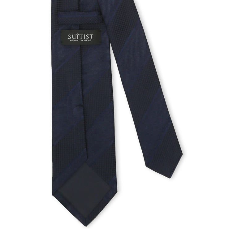 日本製 シルク ストライプ柄 レギュラータイ 8.0cm幅 | TAKA-Q MEN | 詳細画像4 