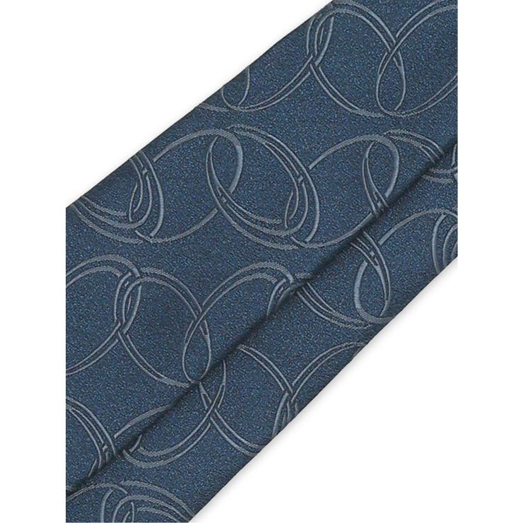 日本製 シルク サークルモチーフ柄 レギュラータイ 8.0cm幅 | TAKA-Q MEN | 詳細画像5 