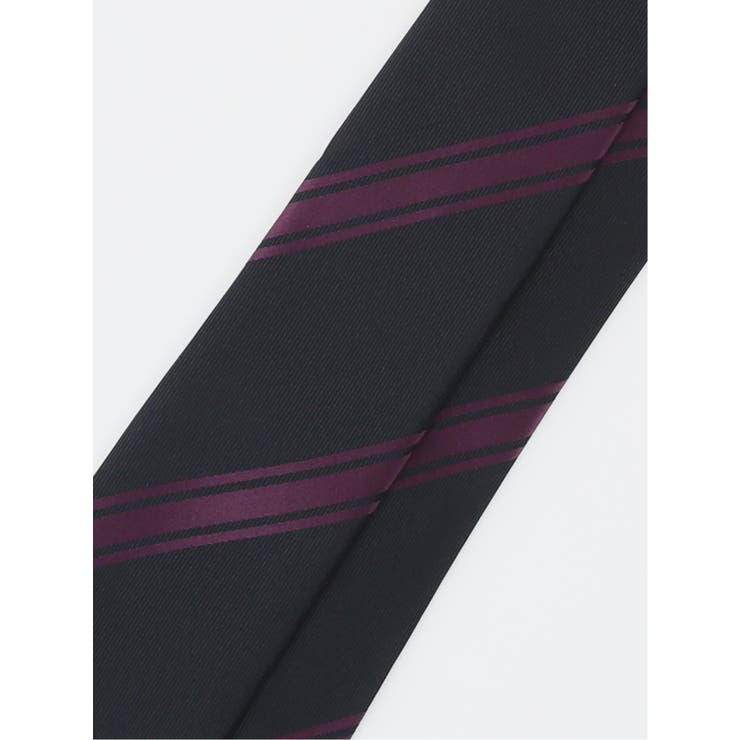 日本製 シルクストライプ柄 レギュラータイ 8.0cm幅 | TAKA-Q MEN | 詳細画像3 