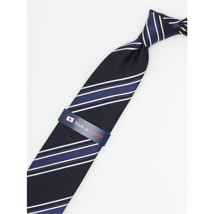 日本製 シルクストライプ柄 レギュラータイ 8.0cm幅 | TAKA-Q MEN | 詳細画像5 