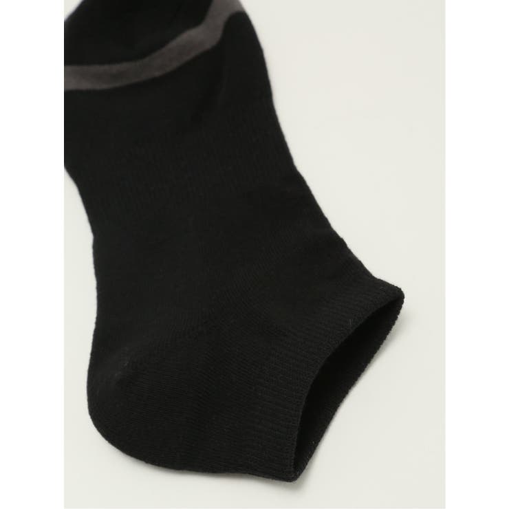 ストレッチ抗菌防臭 ライン入り 底パイル アンクルソックス | TAKA-Q MEN | 詳細画像2 