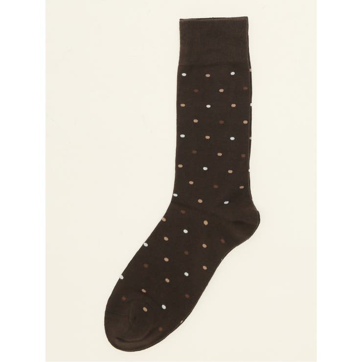 抗菌防臭 中ドット柄クルーソックス | TAKA-Q MEN | 詳細画像1 