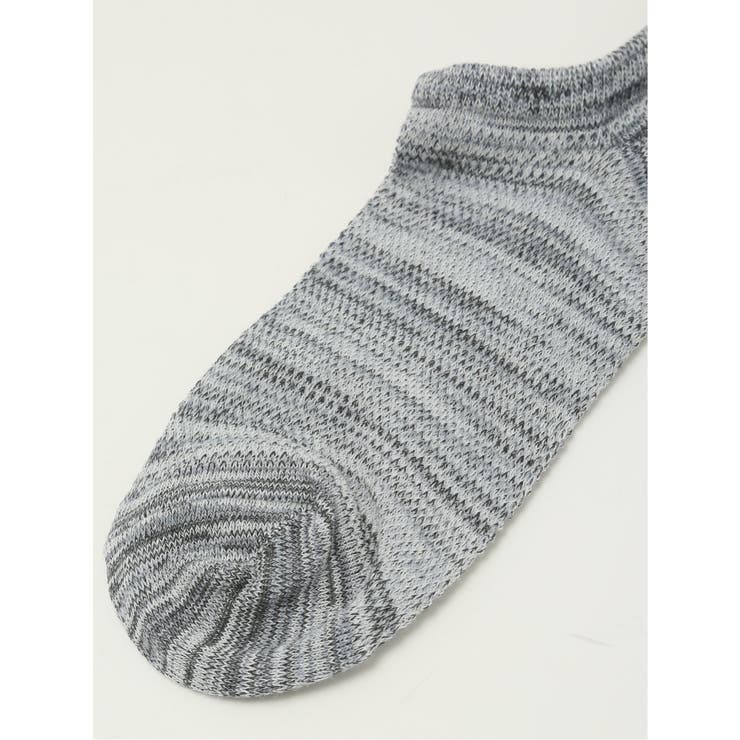 ストレッチ抗菌防臭 メランジメッシュ アンクルソックス | TAKA-Q MEN | 詳細画像3 