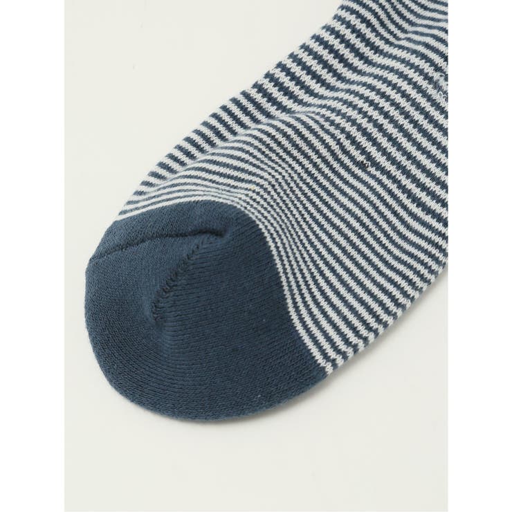 ストレッチ抗菌防臭 ピンボーダー 底パイル アンクルソックス | TAKA-Q MEN | 詳細画像5 