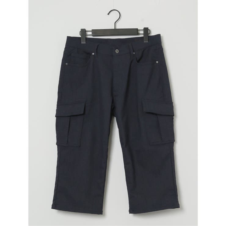接触冷感ストレッチ カーゴ クロップドパンツ[品番：TKQJ0022563