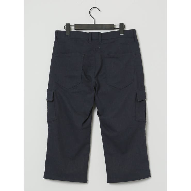 接触冷感ストレッチ カーゴ クロップドパンツ[品番：TKQJ0022563