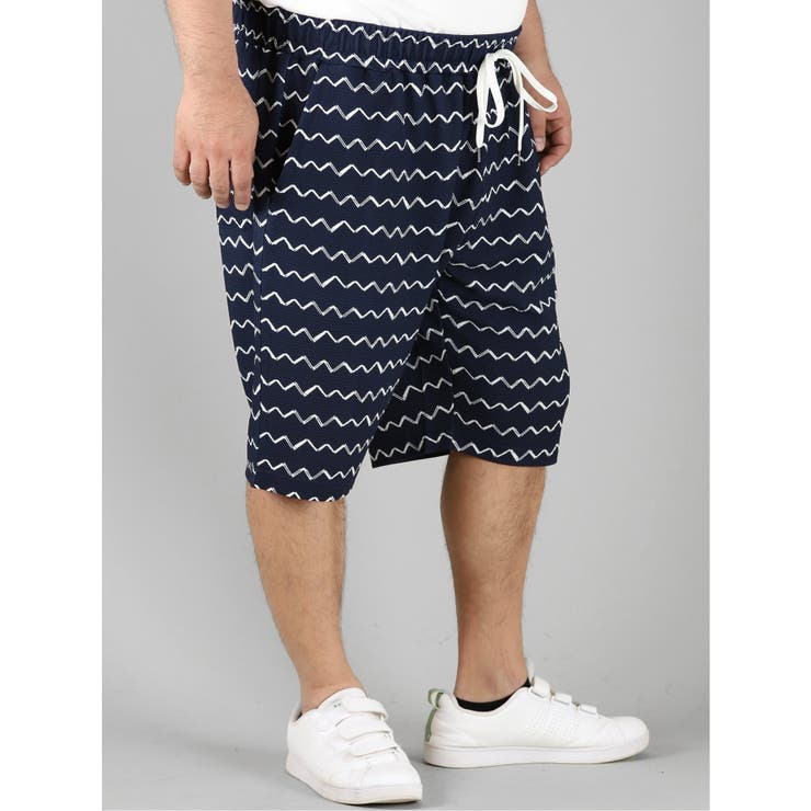 大きいサイズ】快適 ドライワッフル セットアップ ショーツ[品番