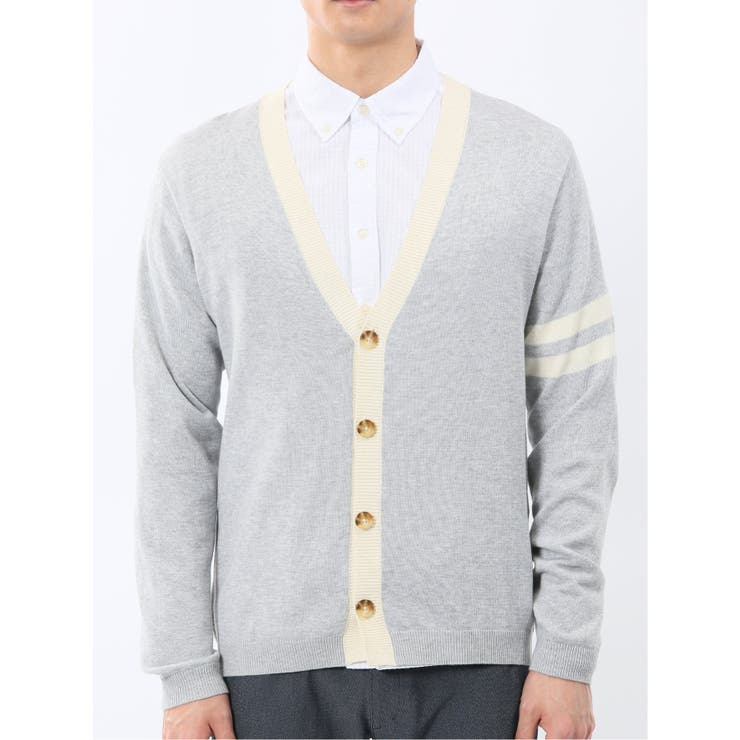 ウォッシャブル Vネック ニットカーディガン | TAKA-Q MEN | 詳細画像6 