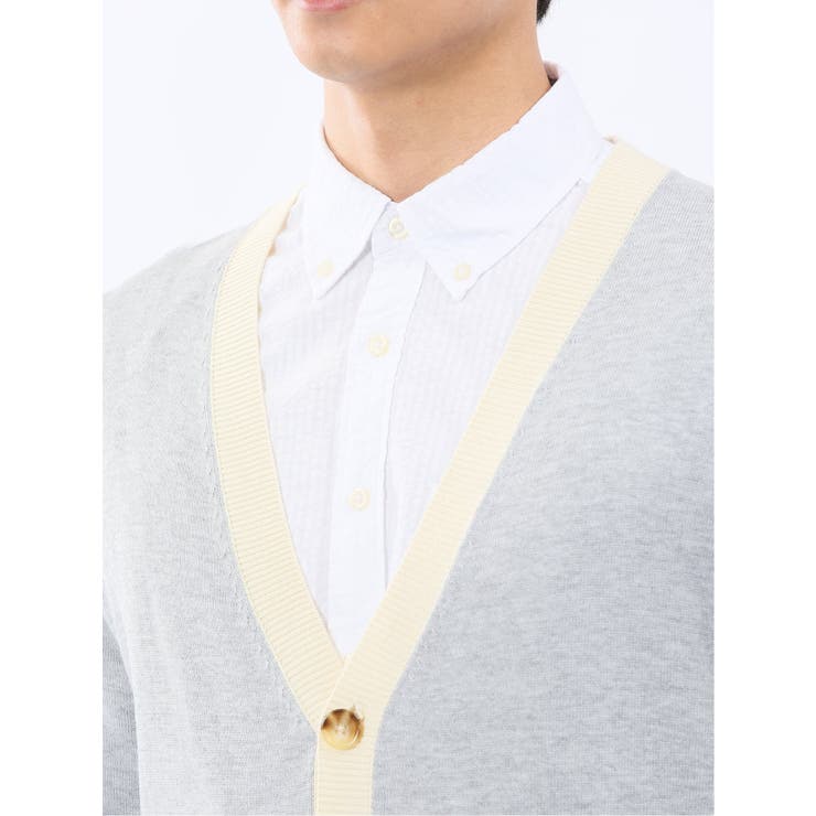 ウォッシャブル Vネック ニットカーディガン | TAKA-Q MEN | 詳細画像9 