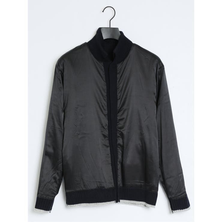 配色チェック柄 ドンキーネックニットアウター | TAKA-Q MEN | 詳細画像27 