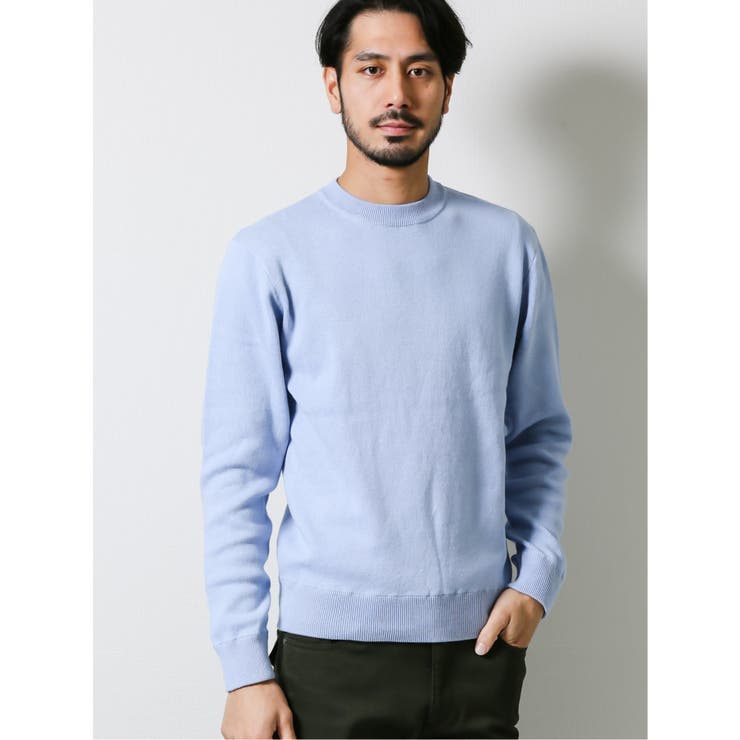 コットン100% クルーネックニット[品番：TKQJ0009591]｜TAKA-Q MEN（タカキュー）のメンズ ファッション通販｜SHOPLIST（ショップリスト）