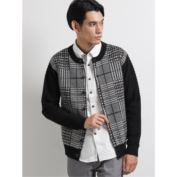 ウォッシャブル チェック柄ニットカーディガン 品番 Tkqj Taka Q Men タカキュー のメンズファッション 通販 Shoplist ショップリスト