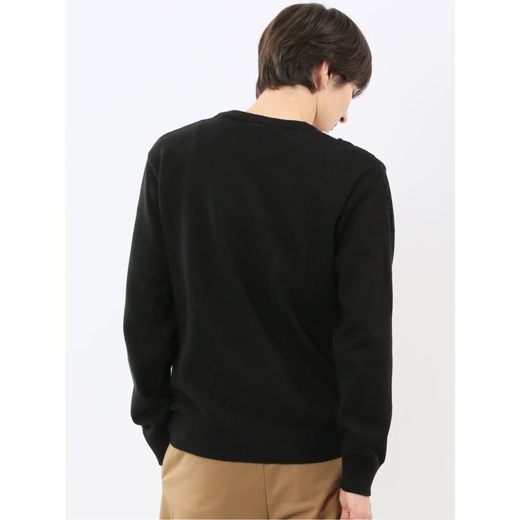 ウォッシャブル ストレッチ 編地切替 クルーニット | TAKA-Q MEN | 詳細画像13 