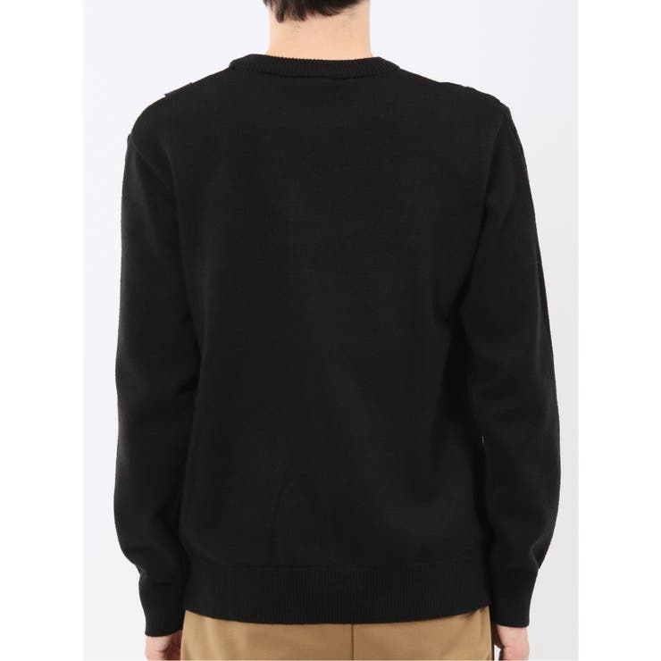 ウォッシャブル ストレッチ 編地切替 クルーニット | TAKA-Q MEN | 詳細画像18 