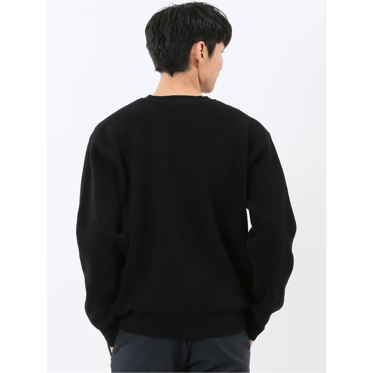 ハンドウォッシャブル ストレッチ シェニールヤーン クルーニット | TAKA-Q MEN | 詳細画像23 