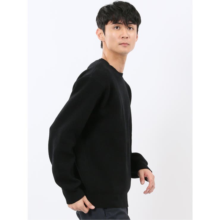 ハンドウォッシャブル ストレッチ シェニールヤーン クルーニット | TAKA-Q MEN | 詳細画像24 