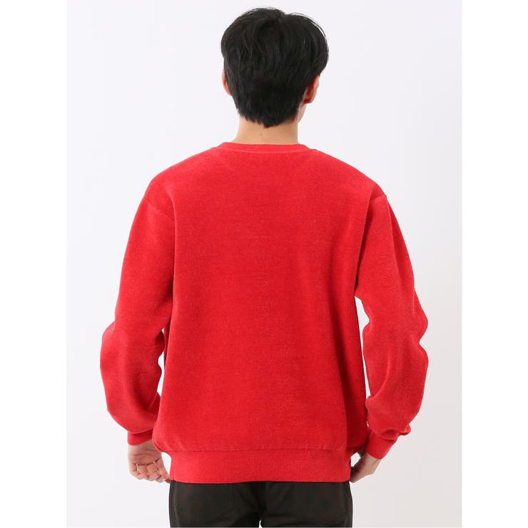 ハンドウォッシャブル ストレッチ シェニールヤーン クルーニット | TAKA-Q MEN | 詳細画像13 