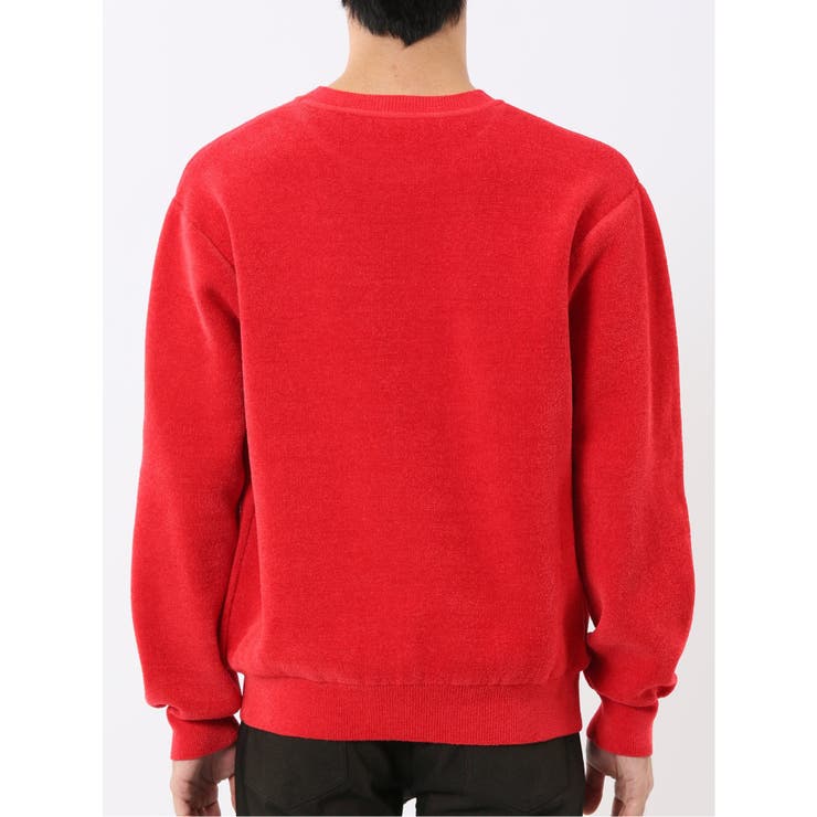 ハンドウォッシャブル ストレッチ シェニールヤーン クルーニット | TAKA-Q MEN | 詳細画像18 